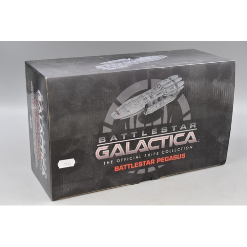 151 - Eaglemoss Hero Collector Battlestar Galactica 'Battlestar Pegasus' with Die-Cast Base and Original P... 