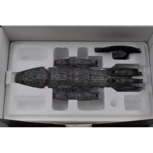 152 - Eaglemoss Hero Collector Battlestar Galactica 'Battlestar Valkyrie' with Die-Cast Base and Original ... 