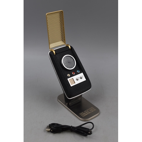 157 - The Wand Company Star Trek The Original Series Bluetooth Communicator with Original Packaging Contai... 