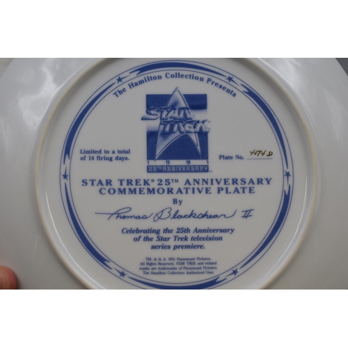 158 - Official Star Trek 25th Anniversary Commemorative Plate by Thomas Blackshear II