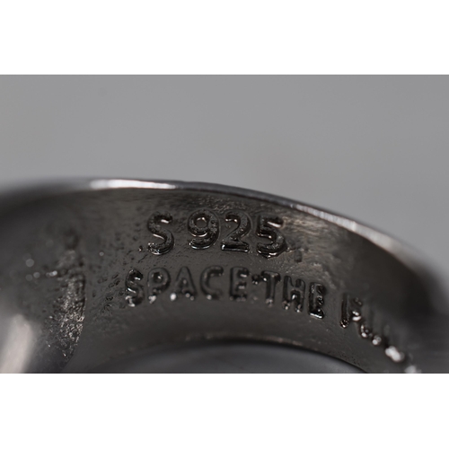 54 - Two Star Trek Rings (One Marked 925), With A Star Trek Pendant on Chain