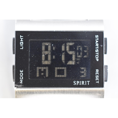 76 - Spirit Digital Watch with Original Strap (Working)