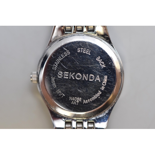 78 - Three Sekonda Quartz Watches (All Working)