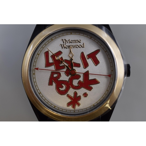 83 - Vivienne Westwood Let It Rock Watch (New with Tags) Working