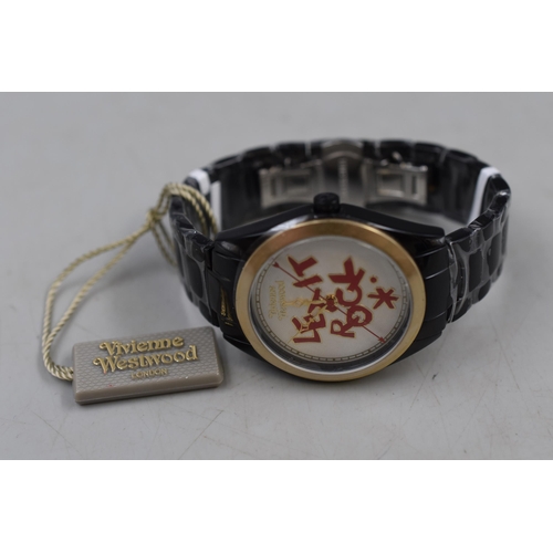 83 - Vivienne Westwood Let It Rock Watch (New with Tags) Working