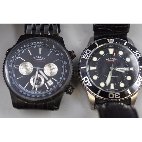 86 - Two Gent's Rotary Watches (Both Working When Tested)