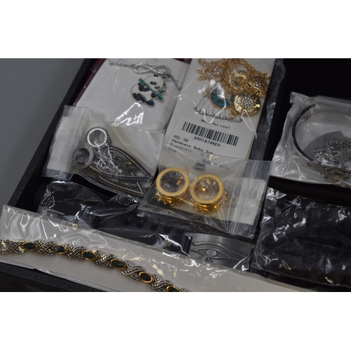 109 - Mixed Selection of New Packaged Jewellery items to include Lock and Key Bangle, Necklaces, Bracelets... 