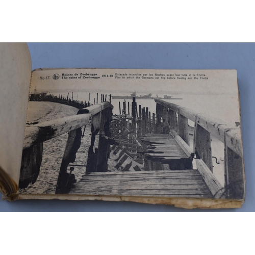 181 - Set of Postcards Showing the Ruins of Zeebrugge after the 1914 - 1918 First World War