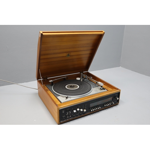 552 - Vintage Dynatron Vintage Teak Radiogram/ Record Player fitted with a Goldring Lenco GL 75 Turntable ... 