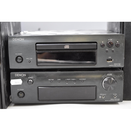 Denon DRA-F107 Plus DCD-F107 Stereo Hifi CD/MP3 Player with