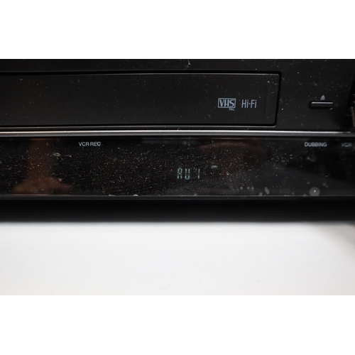 558 - Toshiba HDD and Dvd Video Cassette Recorder Model Number RDXV60KB complete with Remote, Instruction ... 