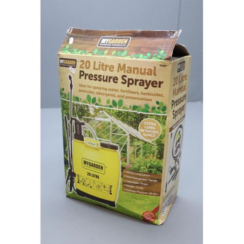 641 - A My Garden 20 Litre Manual Pressure Sprayer