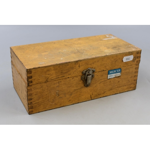 651 - Mercer Magnetic Base and Assorted Fittings in Wooden Case