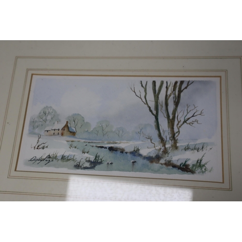 691 - Mixed Lot of Framed and Glazed Pictures to include a oil on Board signed by Artist plus Black and Wh... 