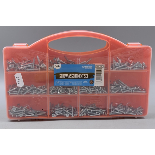 658 - A Sealed Screw Assortment Set, With a Sealed Hook Assortment Set