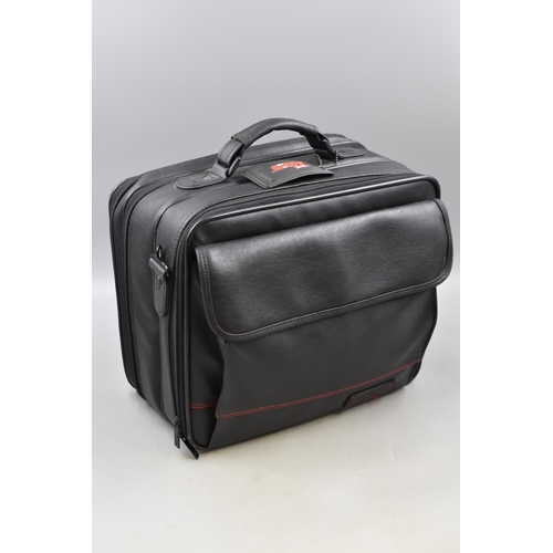 660 - A Targus Black Office Travel Briefcase