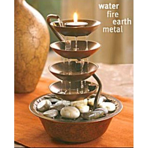 697 - Brand New Unused Boxed Feng Shui Indoor Battery operated Water Fountain. Stock Photo May Not Re... 