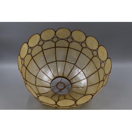 702 - 1920's Tiffany Style Mother of Pearl Effect Light Shade