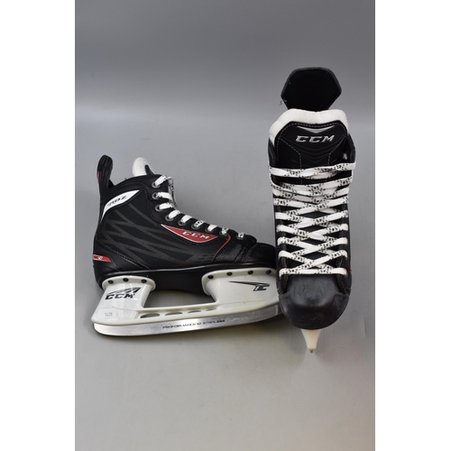 682 - Pair of CCM Size 37 Performance Ice Skates with Bag