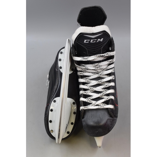 682 - Pair of CCM Size 37 Performance Ice Skates with Bag