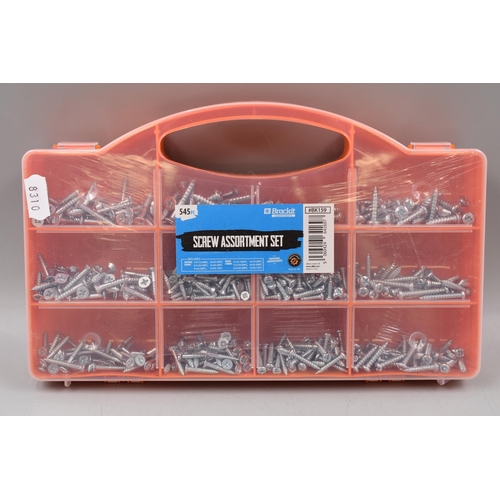 657 - A Sealed Screw Assortment Set, With a Sealed Hook Assortment Set