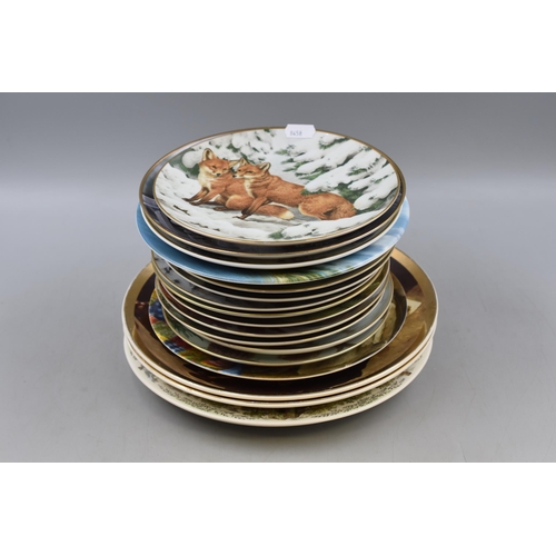 722 - Large Selection of Collectors Plates, Mainly to include Animal Themes.