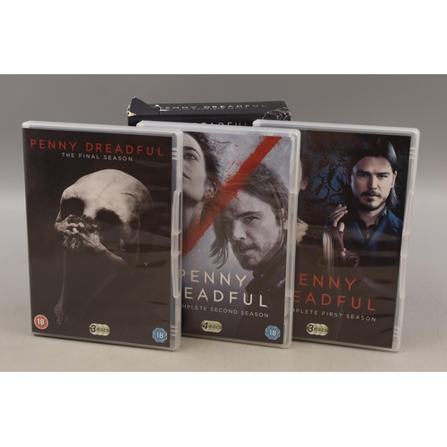 723 - Selection of TV Series DVDs Box Set Including Penny Dreadful The Complete Series, Humans Season 1&am... 