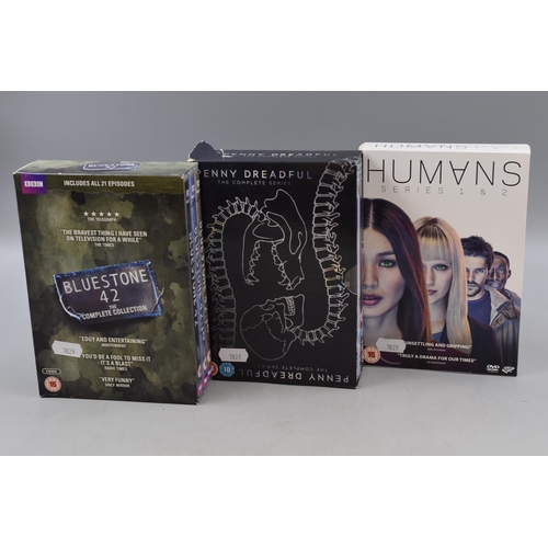 723 - Selection of TV Series DVDs Box Set Including Penny Dreadful The Complete Series, Humans Season 1&am... 