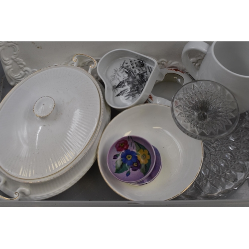 730 - A Mixed Selection to Include Carlton Ware Handcraft Trinket Bowl and Ashtrays, Oriental Ashtray, Whi... 