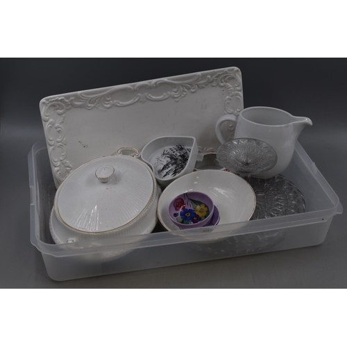 730 - A Mixed Selection to Include Carlton Ware Handcraft Trinket Bowl and Ashtrays, Oriental Ashtray, Whi... 