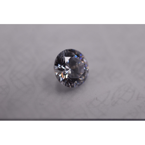 17 - A 1ct Moissanite Diamond, With Certificate of Authenticity