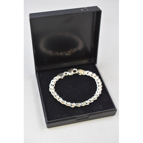 23 - Silver 925 Chain Link Bracelet