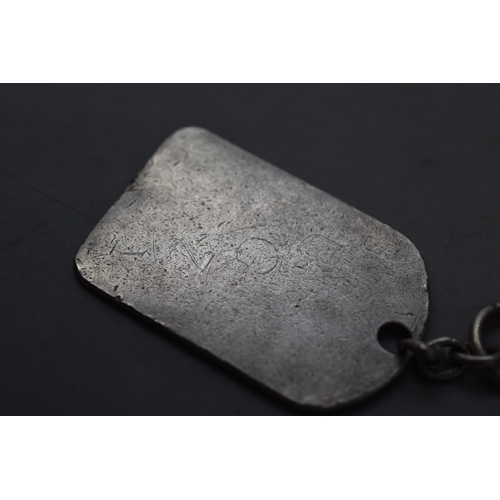 32 - Hallmarked Birmingham Silver 925 Dog Tag Style Pendant