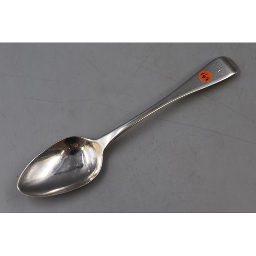 38 - Georgian Hallmarked Sterling Silver Tea Spoon