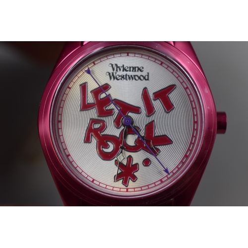 106 - New Vivienne Westwood Let It Rock Watch (Working) with Tags