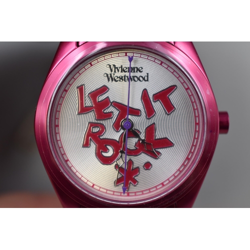 106 - New Vivienne Westwood Let It Rock Watch (Working) with Tags