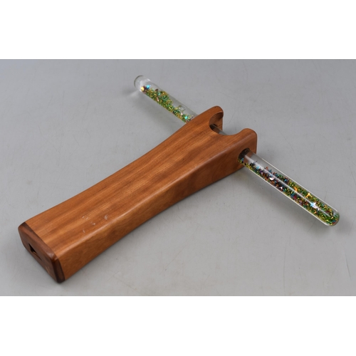 119 - Wooden Kaleidoscope with Prismatic Wand