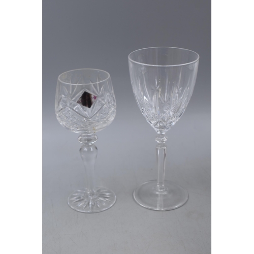 774 - Two Boxed Sets of Crystal Wine Glasses, includes Two Edinburgh Crystal Glasses and Four Italian Cali... 