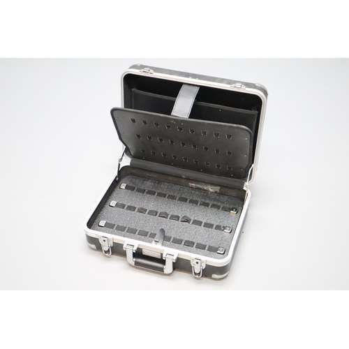 741 - Roebuck Professional Hard Cased Tool Case complete with Two Keys and Internal Sectional Storage Leve... 