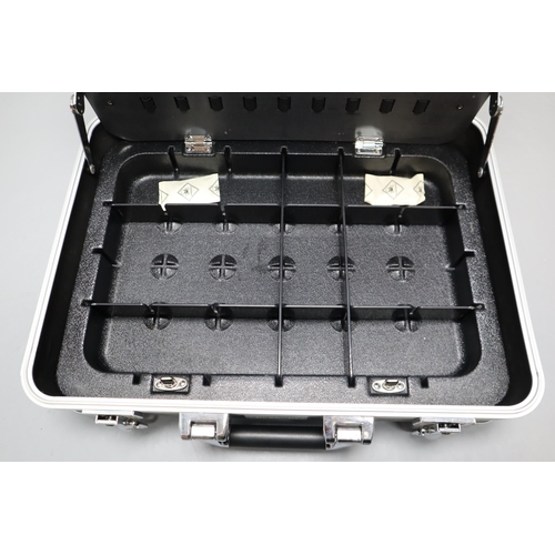 741 - Roebuck Professional Hard Cased Tool Case complete with Two Keys and Internal Sectional Storage Leve... 