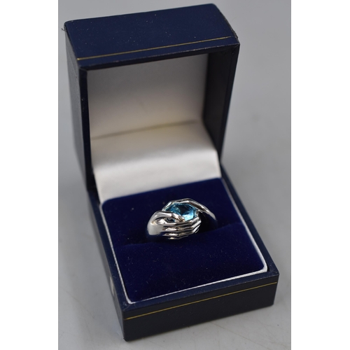 8 - Silver 925 Ring (Size M) Complete with Presentation Box