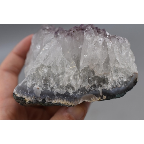 28 - Natural Raw Amethyst Cluster Specimen approx 3.5