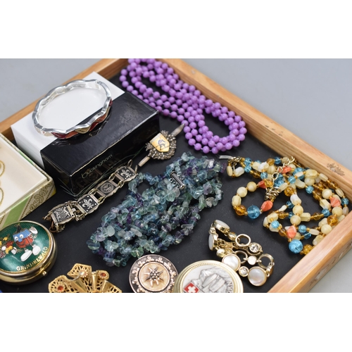 100 - Mixed Selection of Jewellery and Pill Boxes