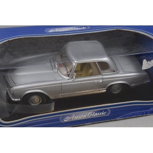 158 - Anson Classic, Boxed Die-Cast Mercedes-Benz 280SL Scale 1:18