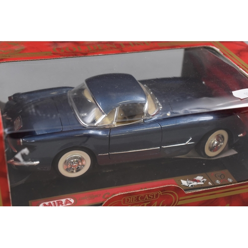 159 - Boxed, Die-Cast Mira Chevrolet Corvette 1954 Scale 1:18