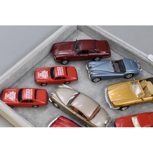 161 - Collection of 12 Model Jaguar Cars of Various Makes