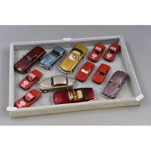 161 - Collection of 12 Model Jaguar Cars of Various Makes