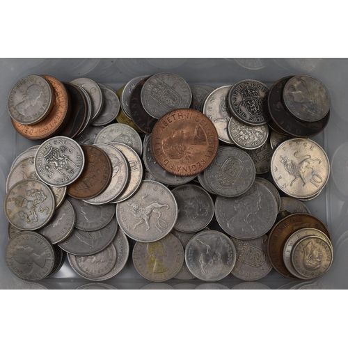 136 - A Mixed Selection of UK and Worldwide Coinage (Approx 1.2KG)