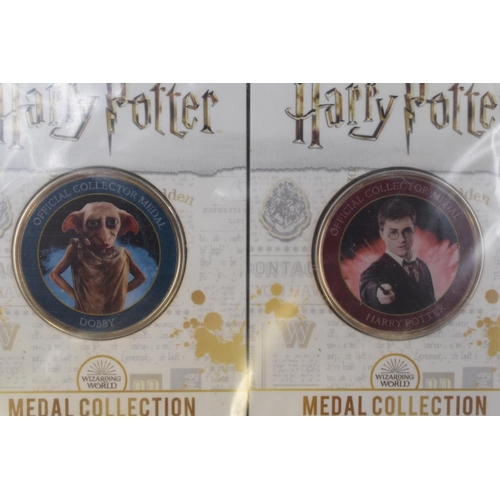 137 - Pair of Collectors Harry Potter Medals