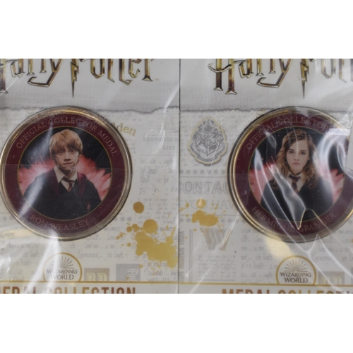 137 - Pair of Collectors Harry Potter Medals